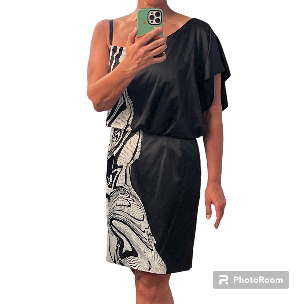 Jessica Simpson One Shoulder Asymmetrical Party Dress